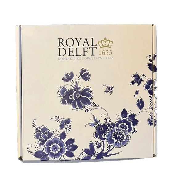 Royal Delft Blue & White 8” Plate 75th Anniversary Netherlands Liberation WWII - Picture 5 of 5